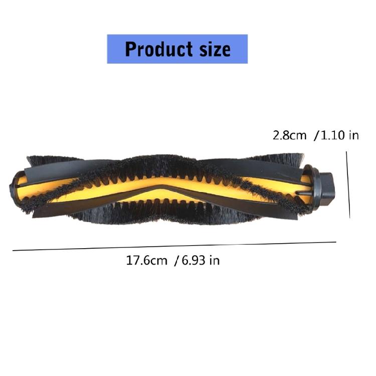 Robotic Vacuum Cleaner Replacement Main Roller Brush Anti Hair Wrap System Floor Cleaning Machine Accessories