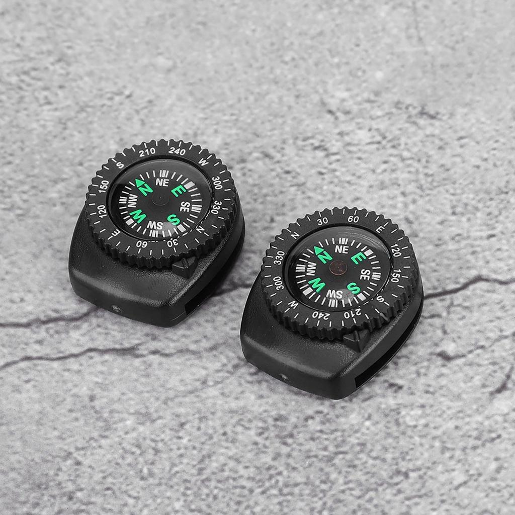 2pcs Portable Watch Band Slip Slide Navigation Wrist Compass for Camping Boating