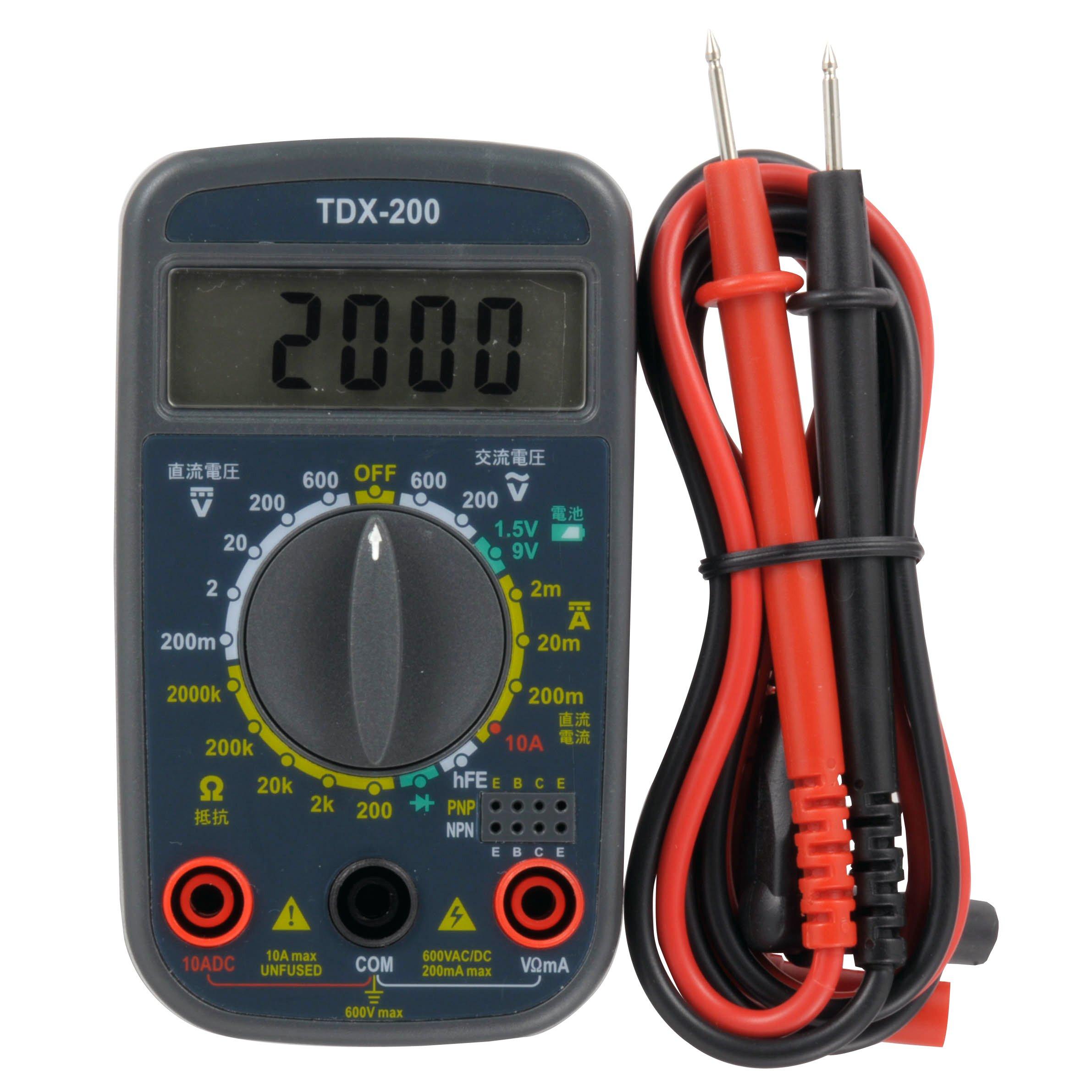 

Digital Multi Tester TDX-200 чорний