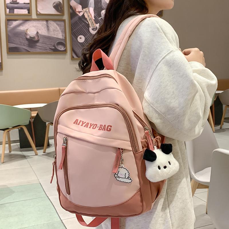 Children's Small Schoolbag for Girls Ins Style College Students Kindergarten Backpack Cute and Beautiful Backpack
