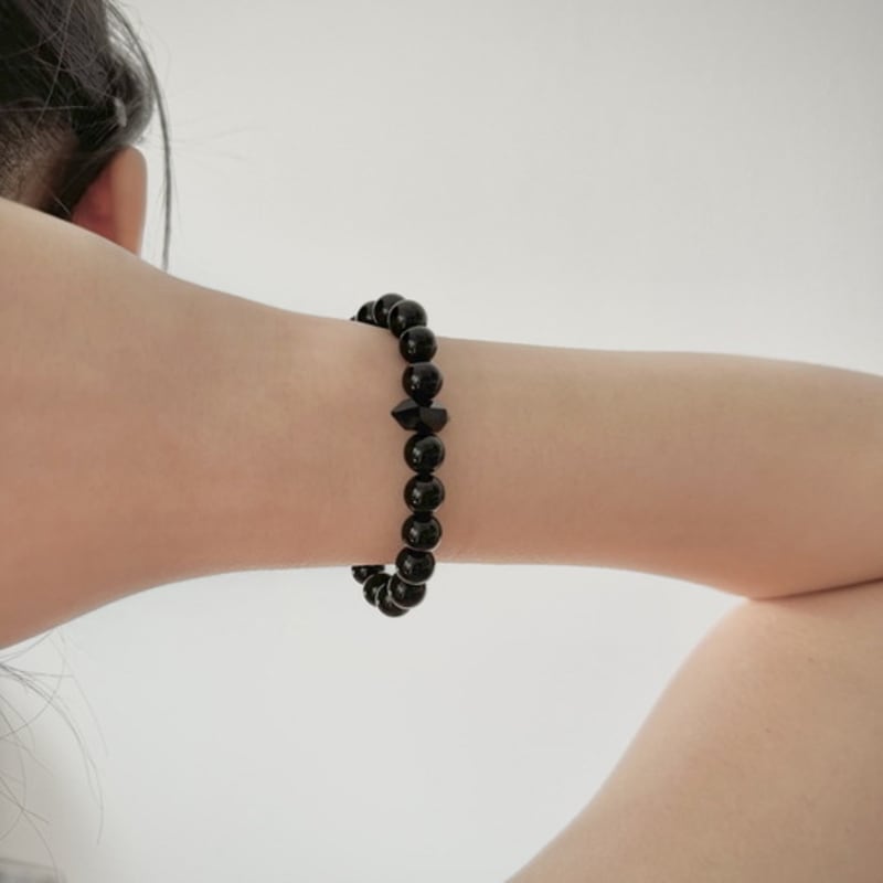 SUZURAN cavier onyx bracelet
