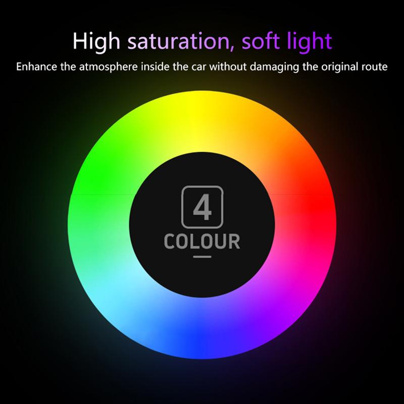 Universal Usb Car Interior Ambient Atmosphere Light Mini Led Signal Lamp For Truck Vehicles Decorations Pc Auto Plug And Play