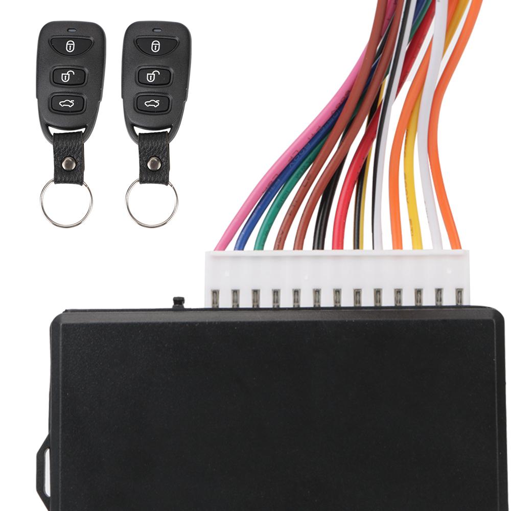 With Car Alarm Systems Auto Remote Central Kit Remote Control Car Remote Central Door Lock Keyless System Central Locking