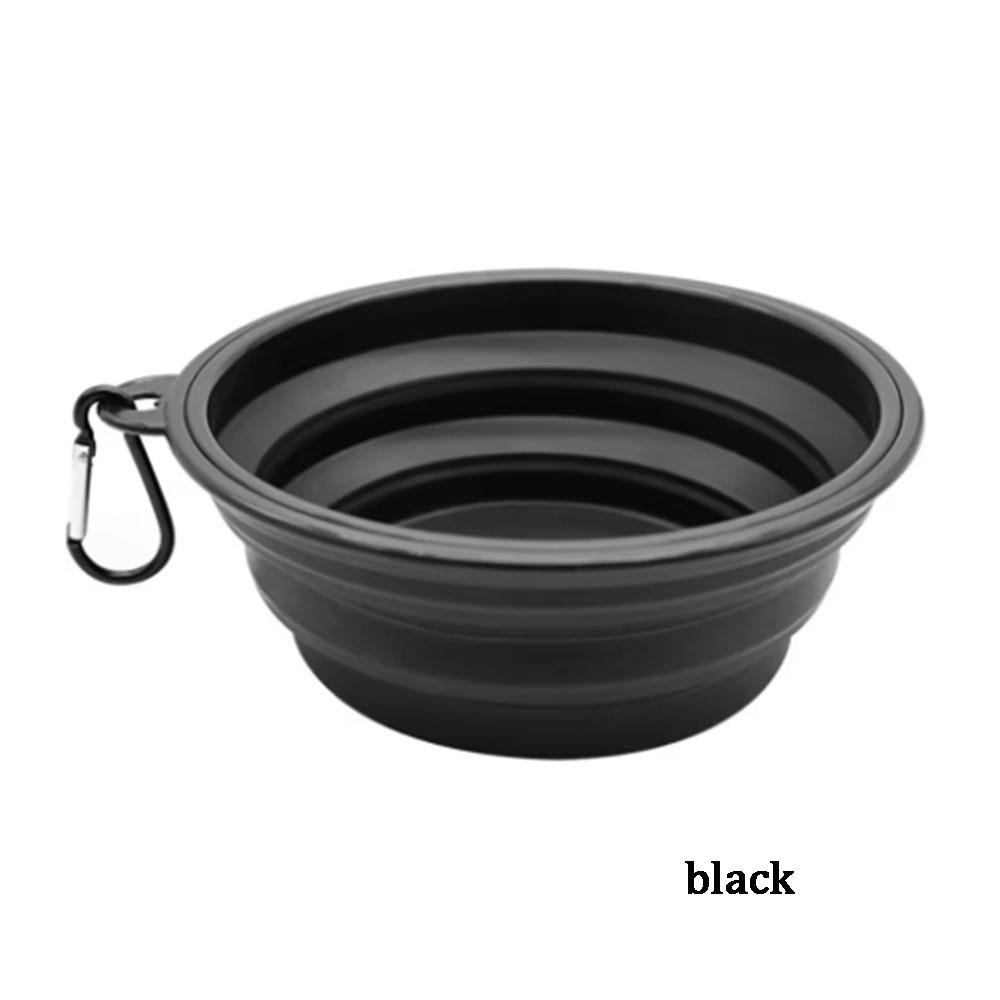 S 350Ml Collapsible Dog Pet Folding Silicone Bowl Outdoor Travel Portable Puppy Food Container Feeder Dish Bowl