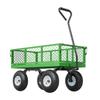 Steel Garden Cart 680lb Capacity Heavy Duty Yard Wagon Cart 10in Tires