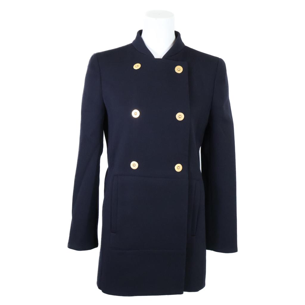 GIORGIO ARMANI [New/Domestic regular/22 year production] 3SHOC09A T03NR Wool Double Jacket 38 NavyUsed