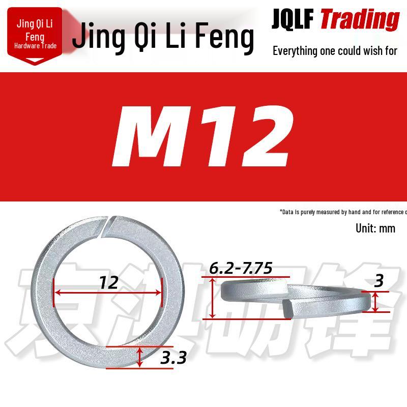 4.8 Grade M8-M36 Hot-Dip Galvanized Open Spring Washer