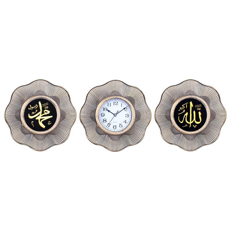 Home Decorative Clock Clock Face Clear Frame Three-dimensional Quartz Clock Modern Light Luxury Travel Time Accurate Wall Clock