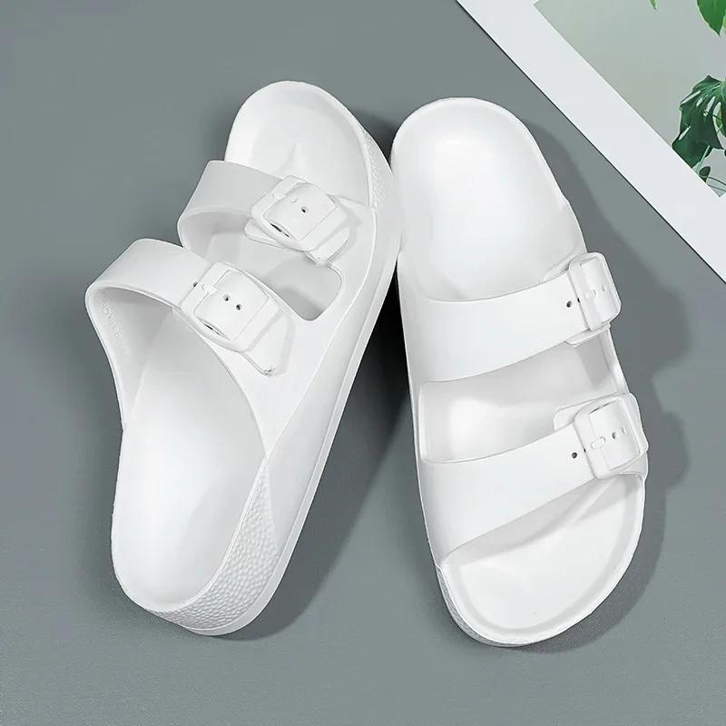 Summer Men's Sandal Men Slippers Brand Women Soft Sandals Women Beach Casual Shoes EVA Slides Original Men Flip-flop Sandals