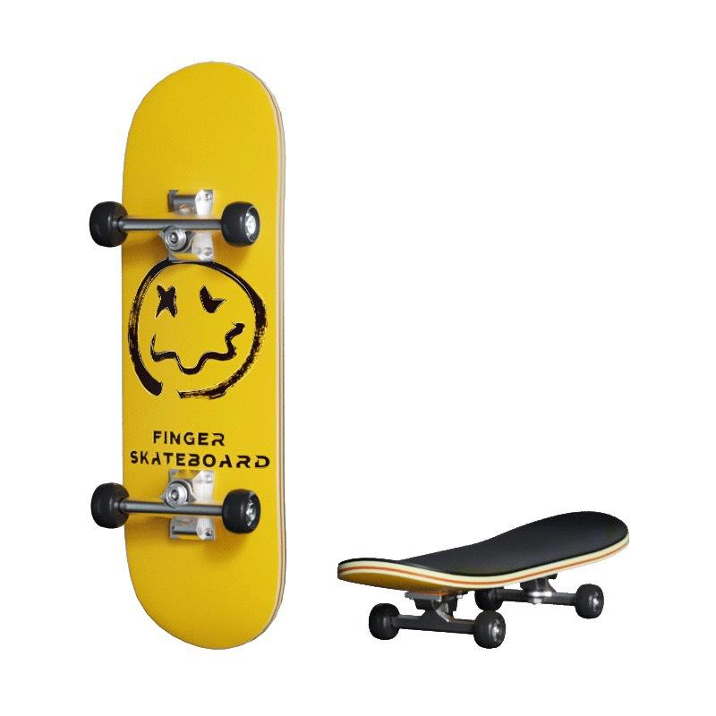 Finger Skateboard Toy Boy Gift Fingertip Skateboard Professional Grade With Bearing Double Rocker