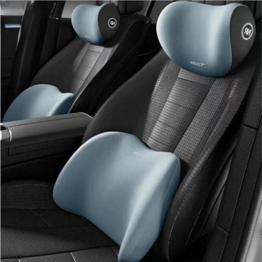 Car Headrest Space Memory Foam Headrest Lumbar Pad Vehicle Supplies Lumbar Support Pillow Car Lumbar Pad To Relieve Fatigue Office Headrest