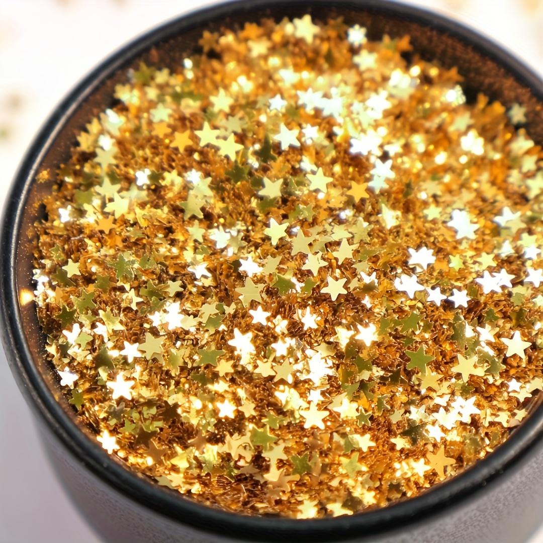 Confetti Glitter Mix, Fine Glitter Chunky Glitter, Star Confetti & Sequins for Crafts Fits Party Confetti Needs for Holidays & Gatherings