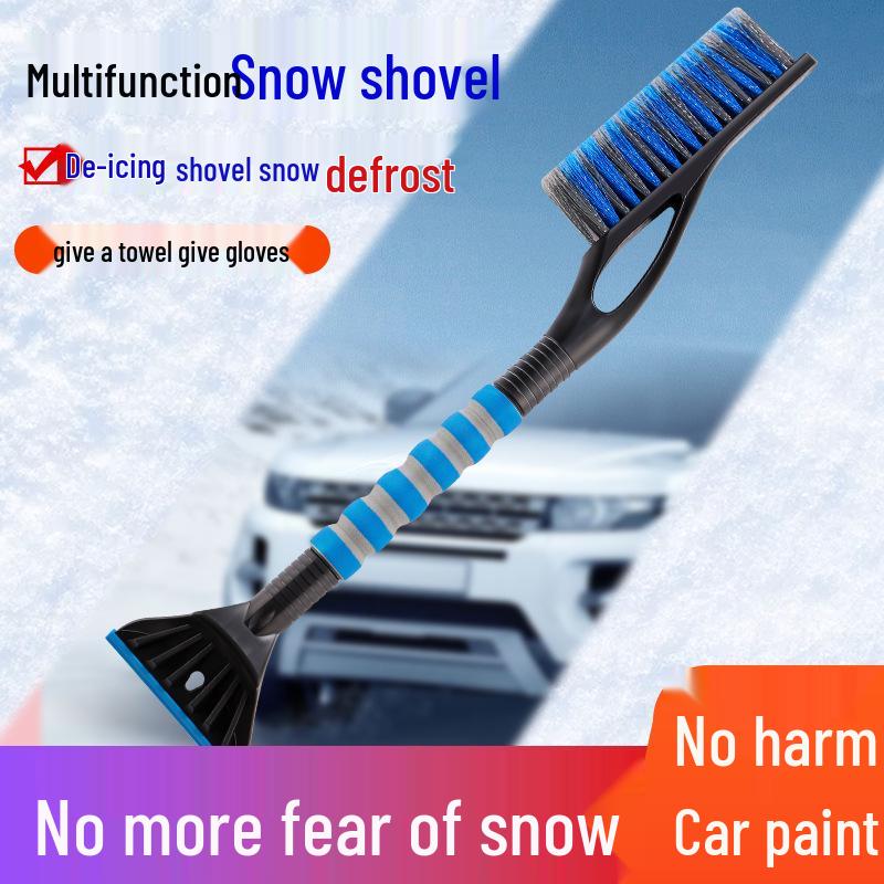 Multifunctional Car Snow Brush & Ice Scraper - Winter Cleaning Tool