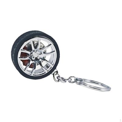 Mini Cute Tire Keyring Car Key Chain Personality Accessory Durable Unique Automotive