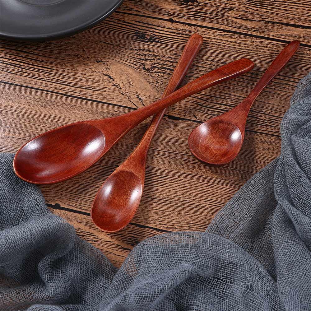 Tableware Cooking Utensils Dessert Kitchen Tools Wooden Spoon Soup Spoons Tea Spoon Coffee Spoon