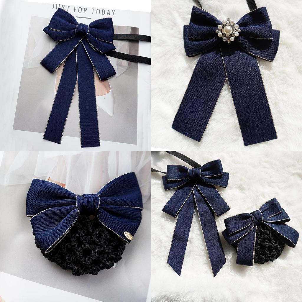 Womens Satin Neck Flower With Bow Tie For Wedding And Gift Giving