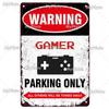 [MyPlate] Game Metal Sign Retro Sign Tin Sign Indoor Party Sign Pub Club Plate Bar Sign Pub Club Plate Summer Home Decor