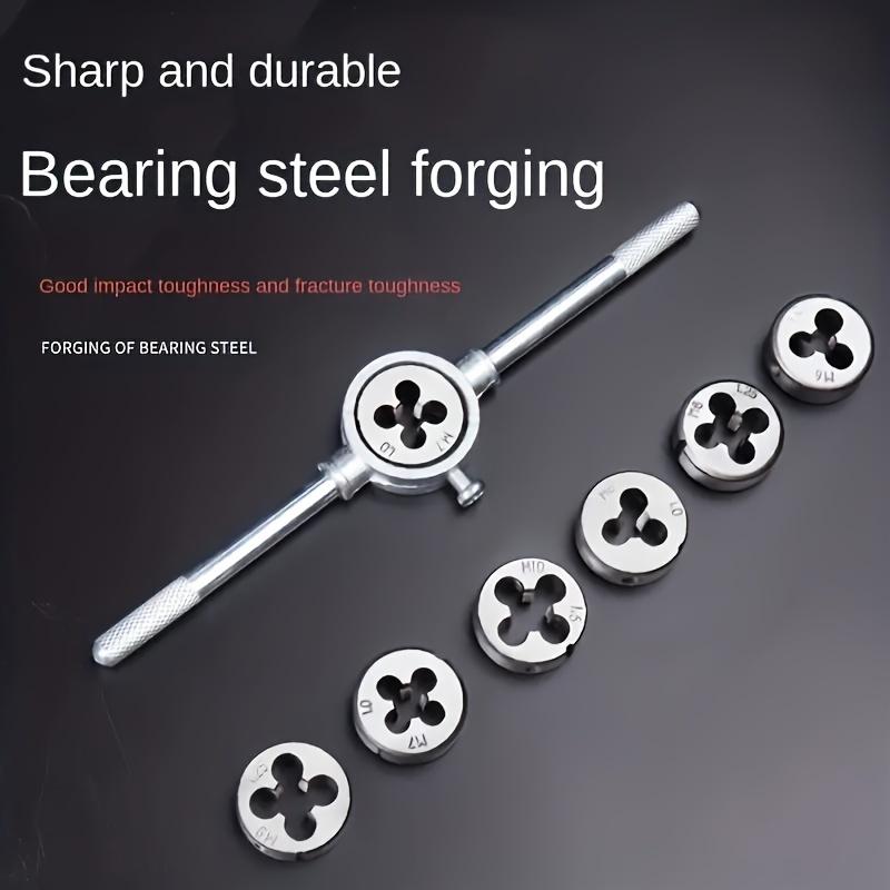 12/20/40pcs Ultimate Hand Tap and Die Set - Complete M3-M12 Screw Thread Plugs, Straight Taper Reamer Tools for DIY Enthusiasts