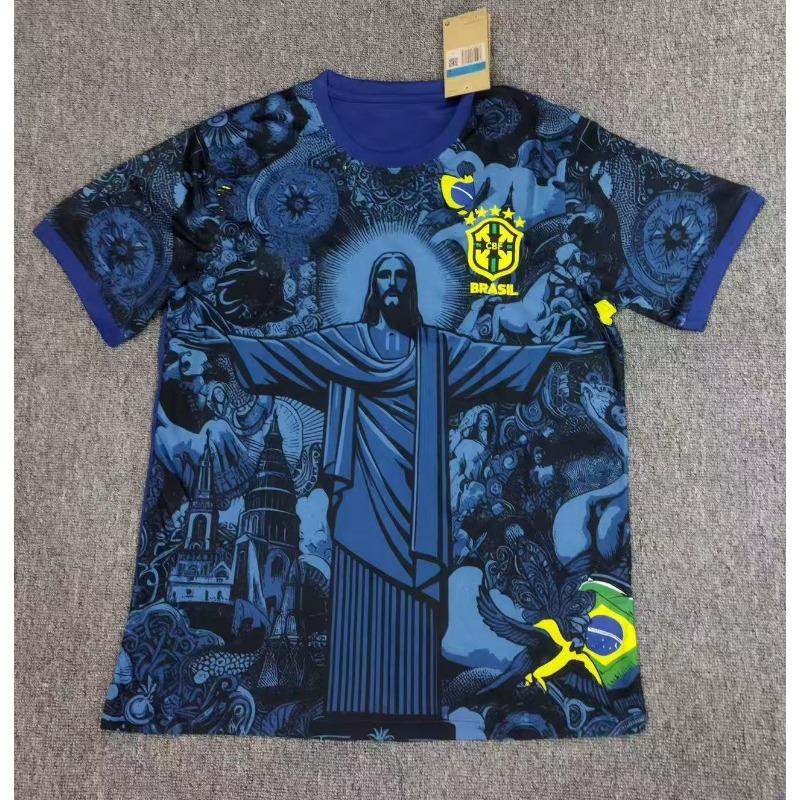 Maillots de Football Édition Spéciale en Gros Paris Ajax Real Madrid Inter Mibasa Argentine Brésil Maillots à Manches Courtes