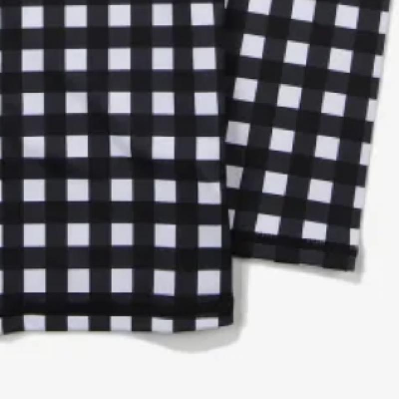 [fila Kids] Check Zip Up Rash Guard  Fk2rtf2a03f Blk  q0zFk2rtf2a03fBlk