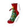 Weihnachten Hand in Hand Socken Lustiges Paar Magnetische Socken Hand Halten Lustige Socken Magnetisches Paar Socken Winter Baumwollsocken
