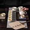 Chaxun 10-Piece Handmade Ceramic Tea Set Gift Box