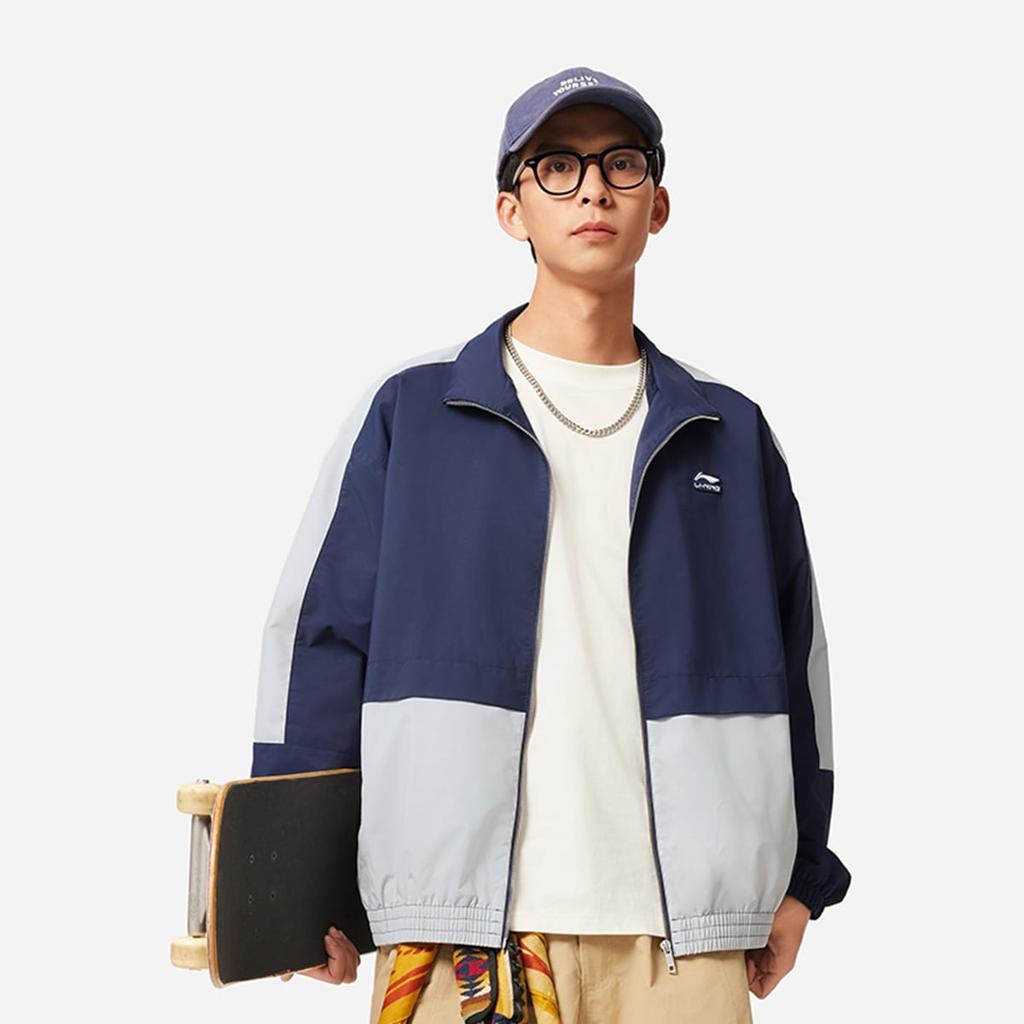Li Ning Sports Life Collection Jackets & Coats Men's Sailor Blue AFDV177-2