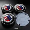 4Pcs 56mm-68mm Car Wheel Center Hub Cap Emblem For BMW M Alpina E46 E39 E53 E65 E66 G26 F30 F31 F34 G30 G70 G08 G05 G06 G01 G02