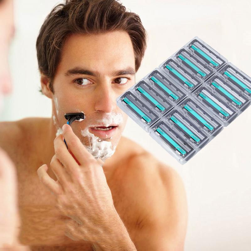 12pcs lot Metal Men's Shaving Razor Blades Shaver Blades Body Hair Trimmer Epilator Sharpener S