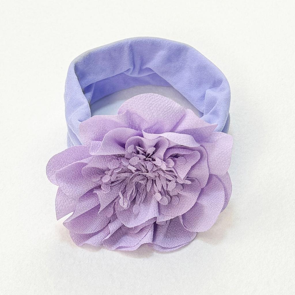 1PC Chiffon Flower Headbands Baby Girls Elastic Nylon Headbands for Baby Newborn Girls Floral Hairbands Party Hair Accessories