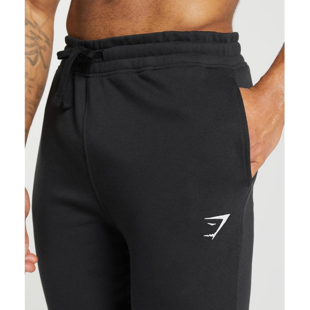 Gymshark Crest Joggers Black A2a4h Bbbb