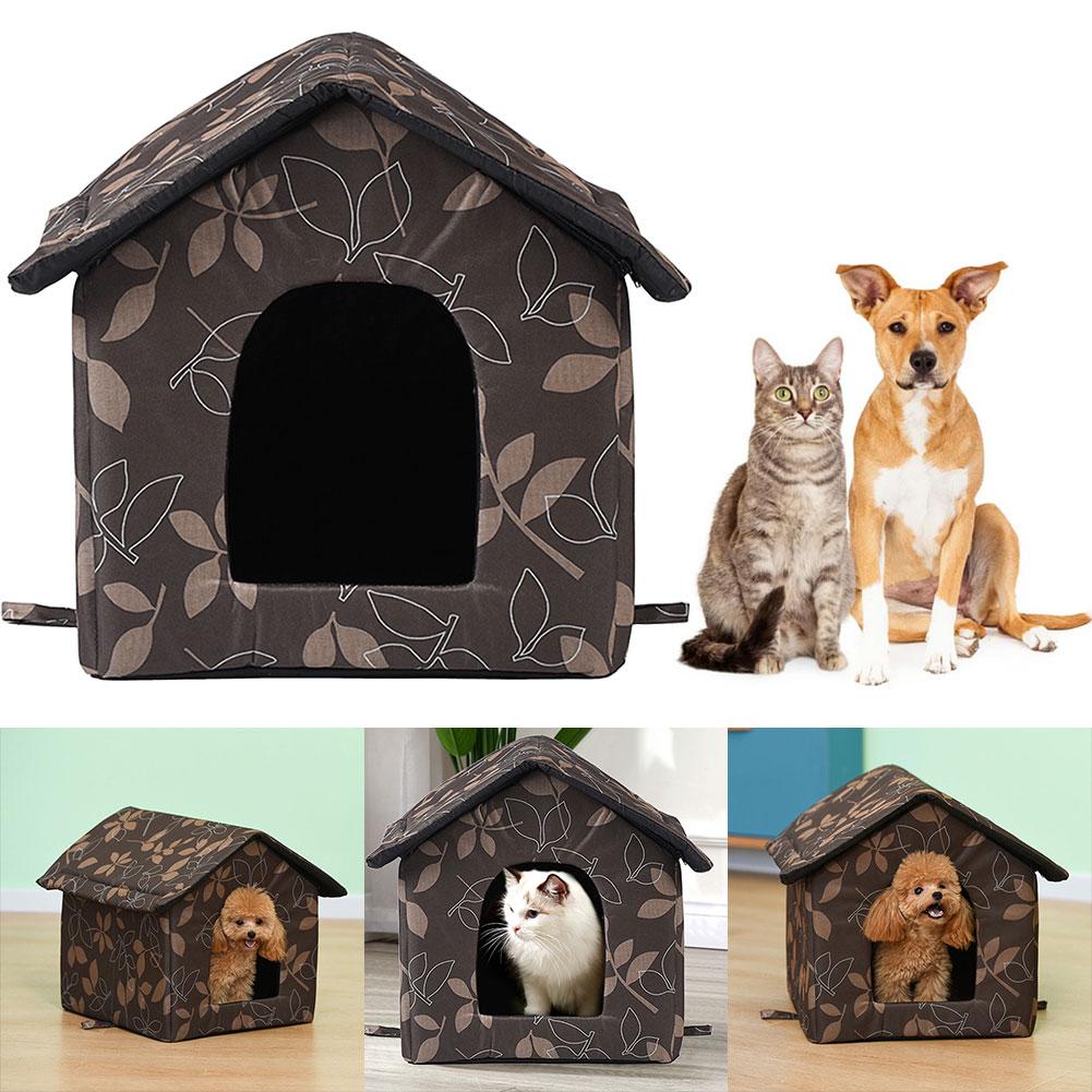Waterproof Cat Bed Cave Warm Stray Cats Shelter Kitten Cave Hut for Indoor and Outdoor Use China Mainland