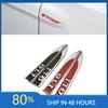 OKT2 For VOLKSWAGEN VW GTI 1Pairs 3D Metal Car GLI Logo Letters Front Side Fender Badge Emblem Sticker For VW Sagitar Jetta GLI MK5 M