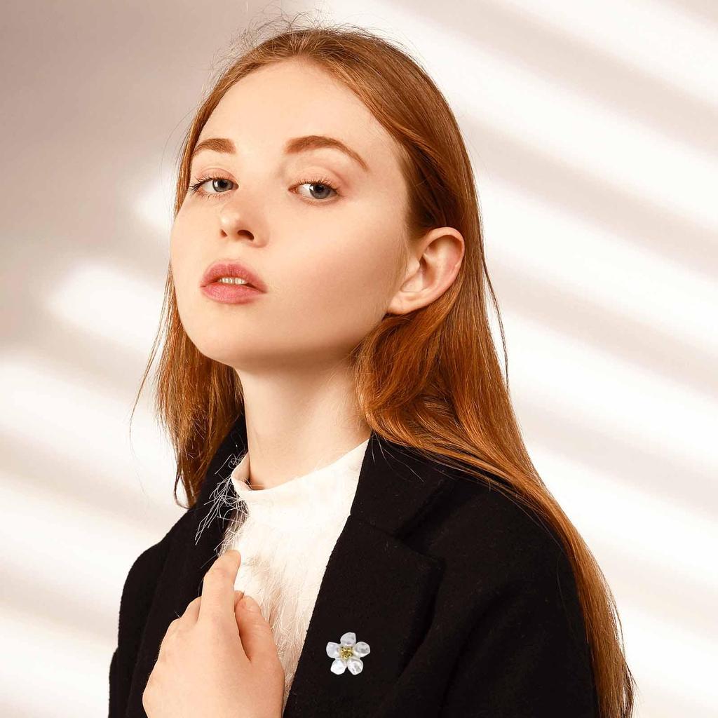 Pearl Flower Button Covers & Cufflinks Embellishment Jewelry Clips For Blouse Dress Shirt Formal Casual Attire Fashion Accessory