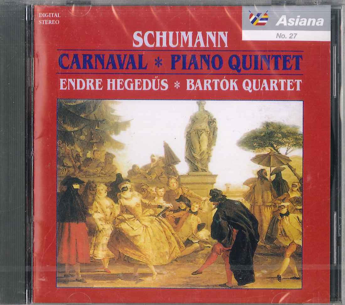 

CD ENDRE HEGEDUS - Carnaval Piano Quintet NO27 ASIANA Non Japan Classical Used