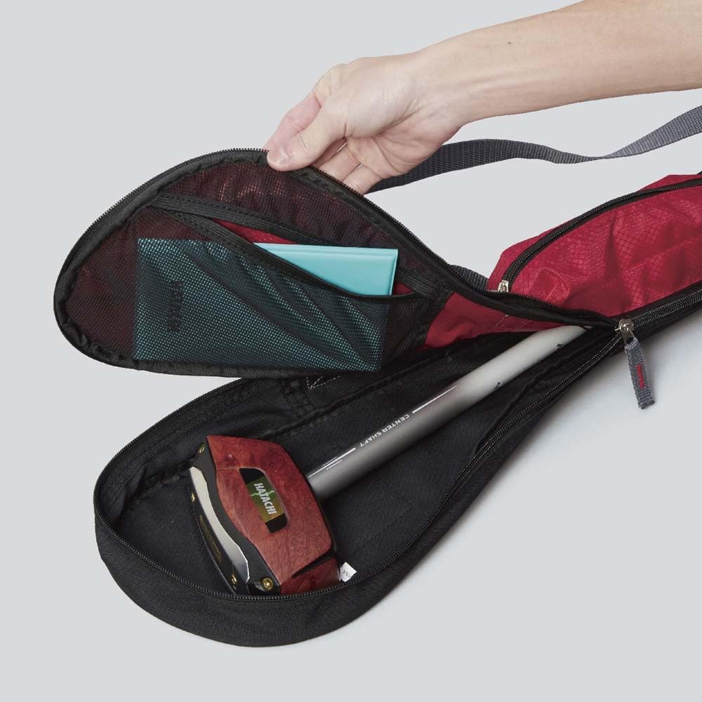 [HATACHI Official] Multi-Club Case  Hatachi Industry Hatachi Ground Golf Supplies bh7004 Case Ground Golf with Mesh Pocket Multiple Storage Easy to