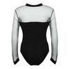 Women Sleeve Long Sexy Stretch Bodycon Bodysuit Tops Casual Leotard Plain Shirt