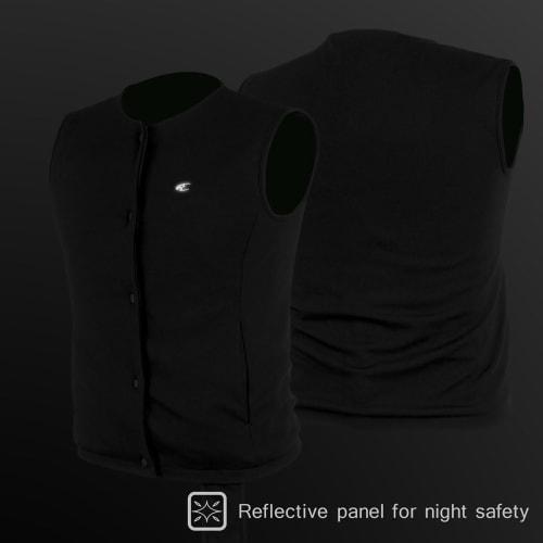 Komine Motorcycle Electric Inner Hybrid Vest (USB/7.4V) EK-108 1294 Winter Electric Heating 08-108 Black L