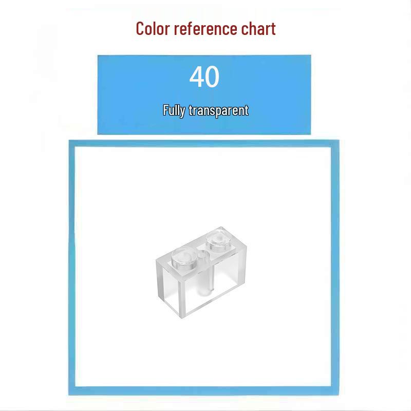 50g MOC 6154 Small Particle Interlocking Building Blocks with 1x4x4 Window Frame Standard