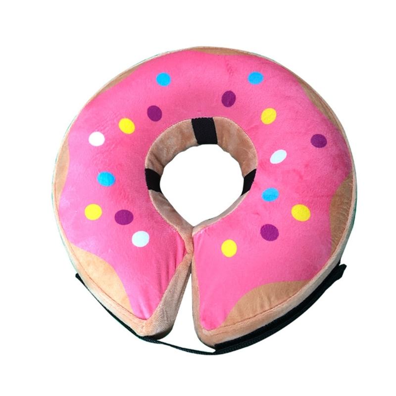 

Elizabethan Collar for Dogs Biting Chewing Proof Dog Inflatable Collar Neck Wound Protector Cats Injury Recovery Collar S