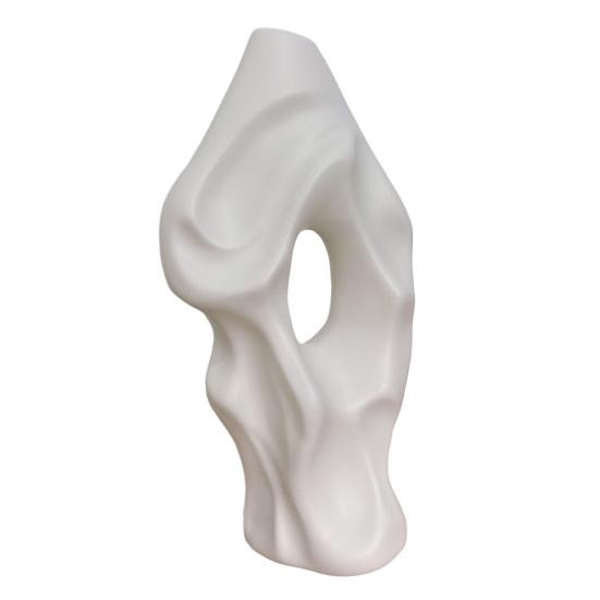 Wazon na kwiaty z tworzywa sztucznego w stylu vintage, minimalistyczny pojemnik na kwiaty w stylu chińskim, dekoracyjny wazon na rośliny kwiatowe, ozdoba stołu do domu i biura