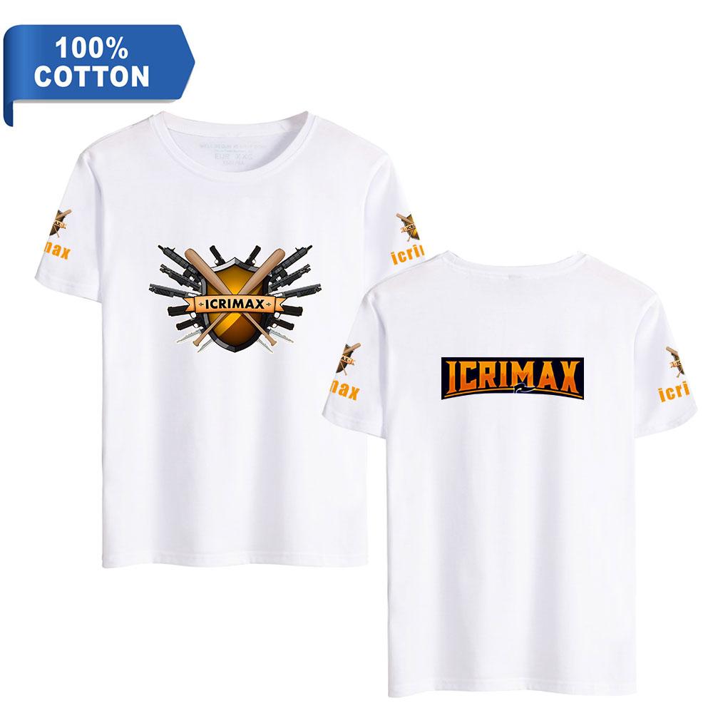 

Футболки Icrimax Harajuku Vintage 2025 Новая хлопковая футболка для мужчин в стиле хип-хоп, уличная одежда, футболка большого размера XXS белый