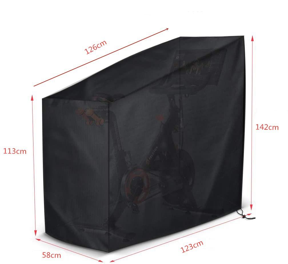 

Велотренажер или вращающийся чехол для использования в помещении и на открытом воздухе. Защитный чехол для велосипеда, Водонепроницаемый чехол для мебели Черный чёрный