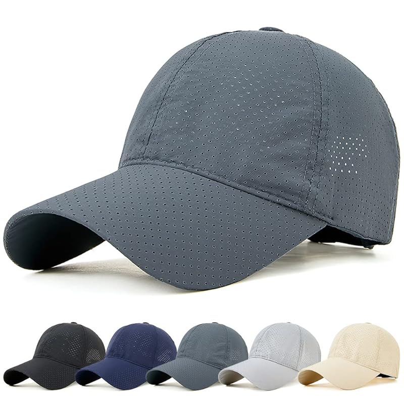 

[HORADON] cap men s large size Hat [ventilated mesh, ultra-lightweight approx. 55g, adjustable 58-62cm] Mesh cap sports hat baseball cap UV cut