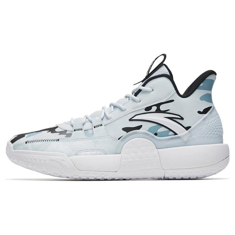 

Anta Slip Resistant Breathable Rebound Mid Top Performance Basketball Shoes Cyan 43