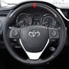Custom Car Steering Wheel Cover 100% Fit For Toyota 2013-2018 Corolla 2014-2019 Corolla iM (US) 2017-2018 Auris Car Accessories