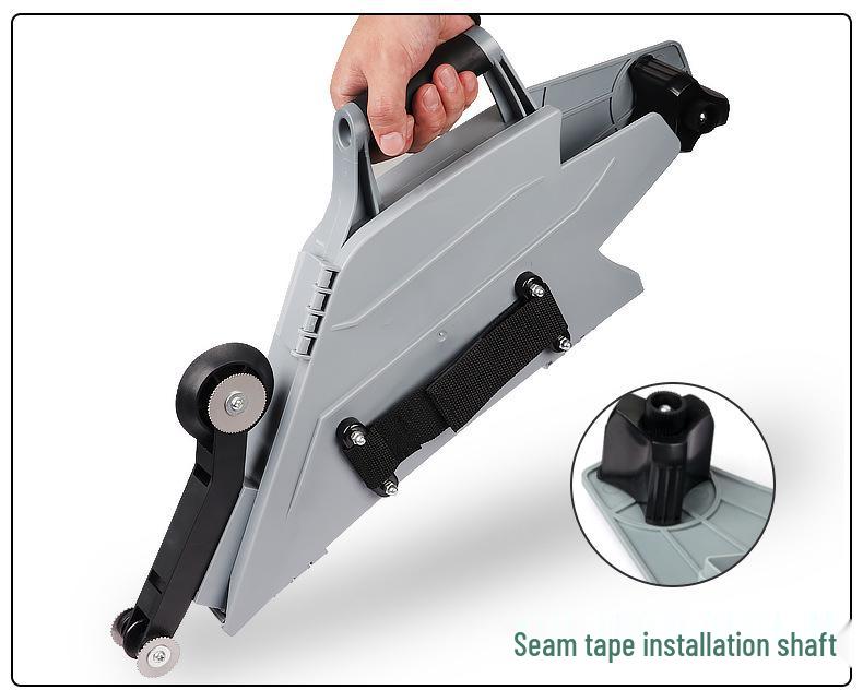 Multi-Purpose Gypsum Board Caulking and Splicing Tool for Quick Clamping and Pressing