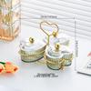 Heart-Shaped Dustproof Dried Fruit Tray - Living Room Coffee Table Snack Box & Storage Bowl