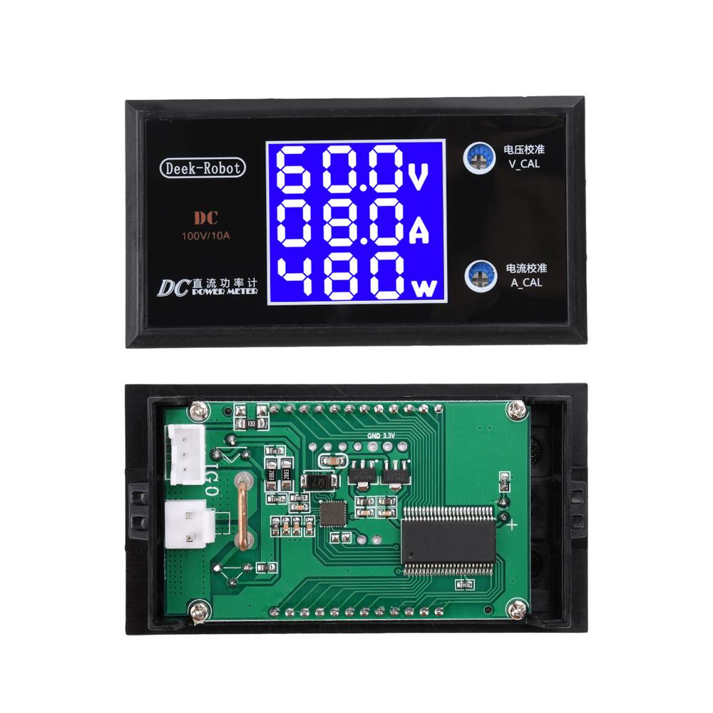 

Digital Multimeter DC0-500V 10A High-precision LCD Three-digit Digital Display Voltage Current Power Meter