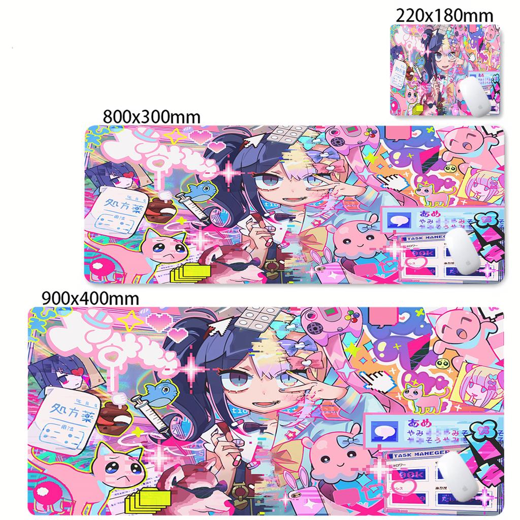 Xxl Kawaii Girl Mouse Pad Needy Girl Overdose Desk Mat Extended Mousepad Durable Cloth NonSlip Bottom For Laptop Gamer Setup